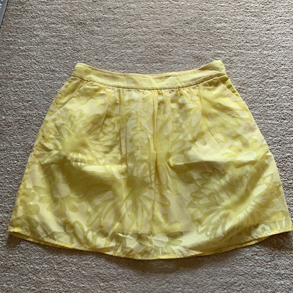Lily Pulitzer Yellow Skirt